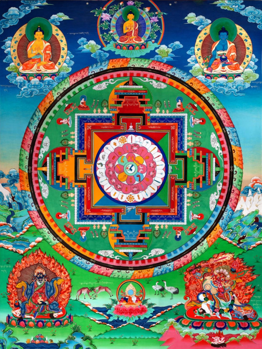 Inside the Medicine Buddha Mandala: Tibetan Healing Cosmos Unveiled