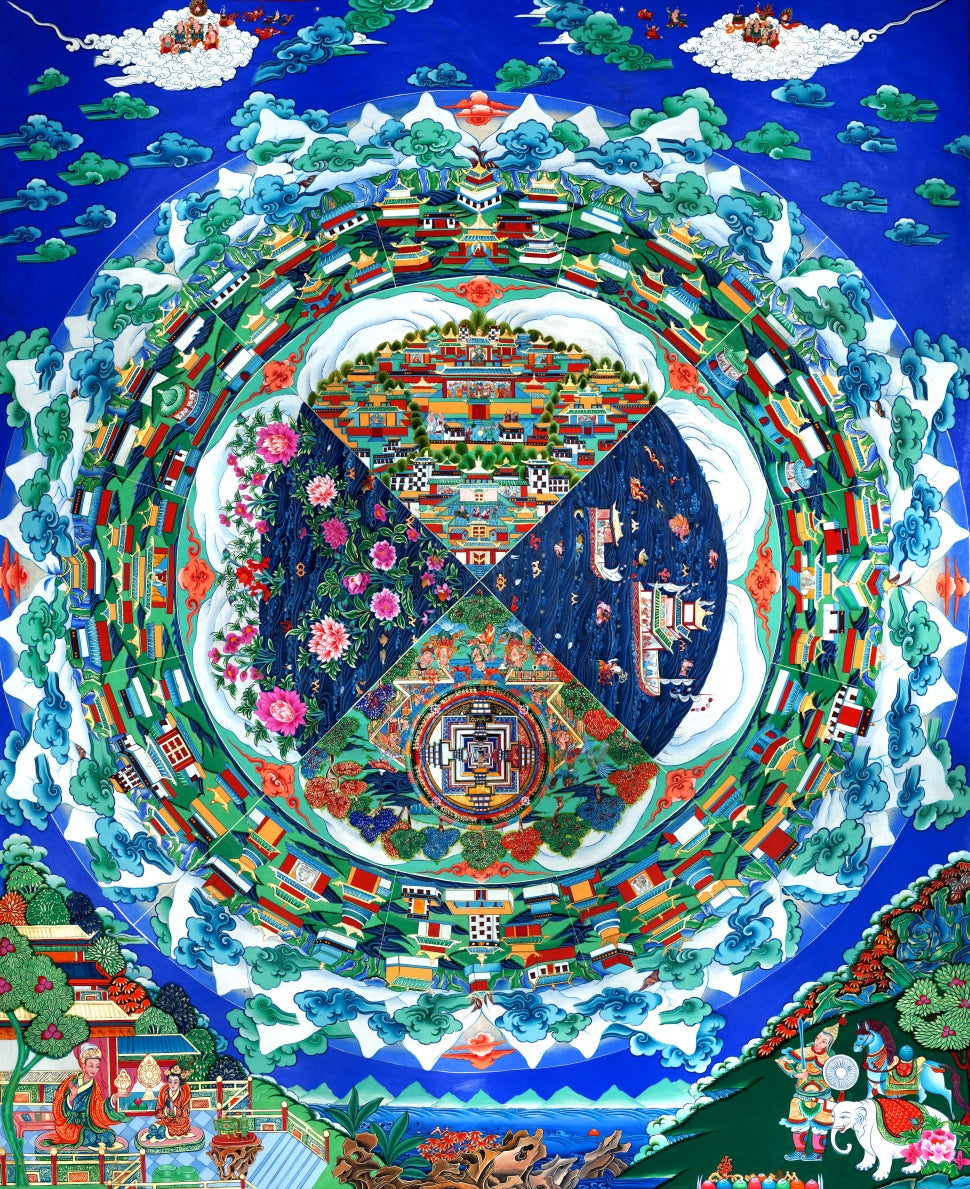Understanding the Three Realms in Thangka Paintings: Desire, Form & Formless